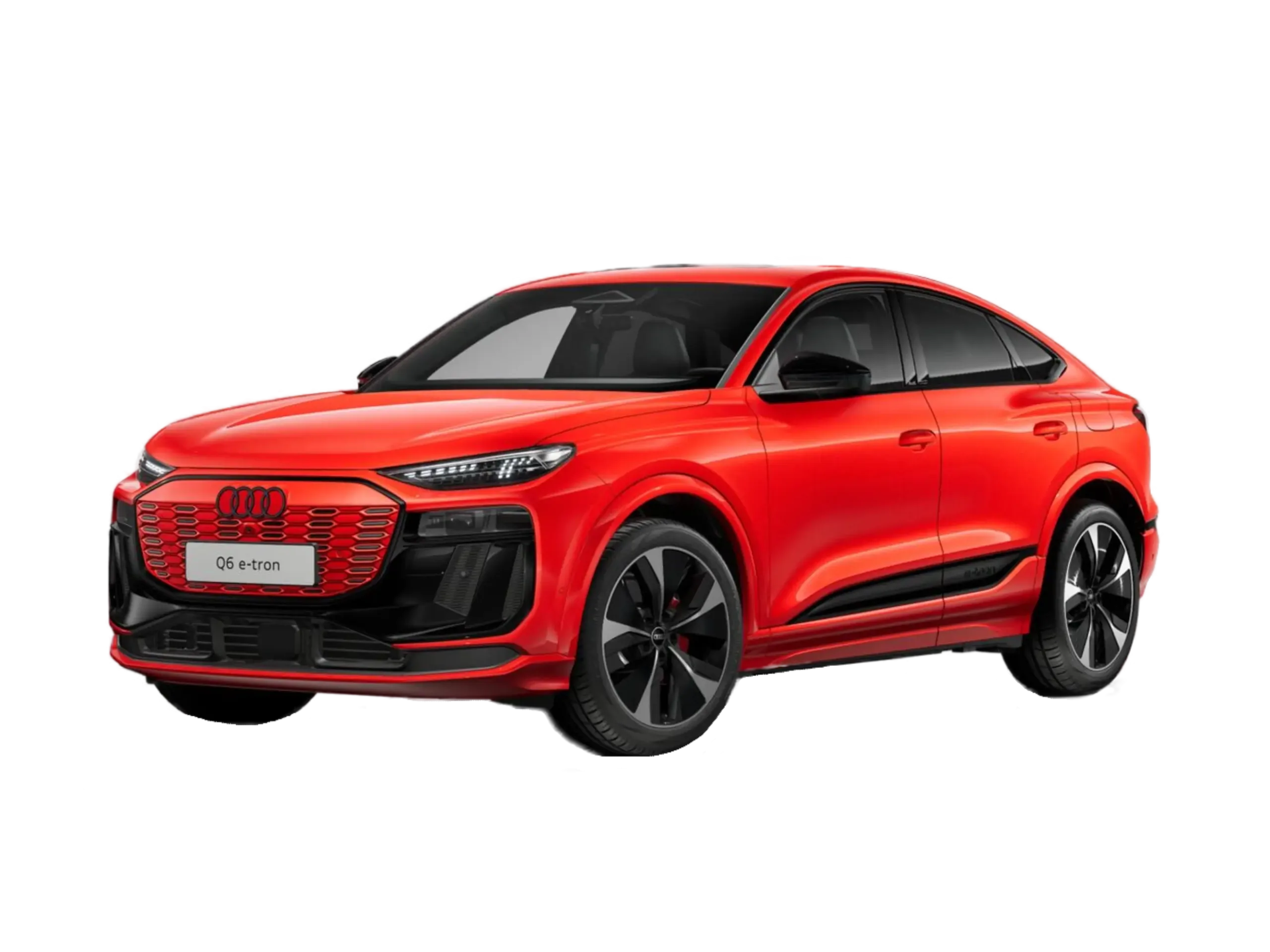 audi-q6-e-tron-seitlich-vorn-rot