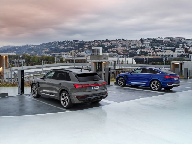 Audi Q8 e-tron hinten Audi Q8 e-tron hinten