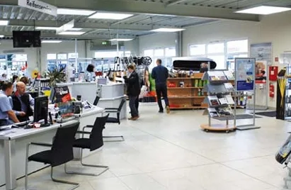 Modernisierung Servicebereich Borna