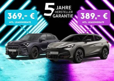 Cupra Terramar & Tavascan