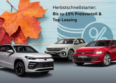 Herbstschnellstarter: 15% Rabatt